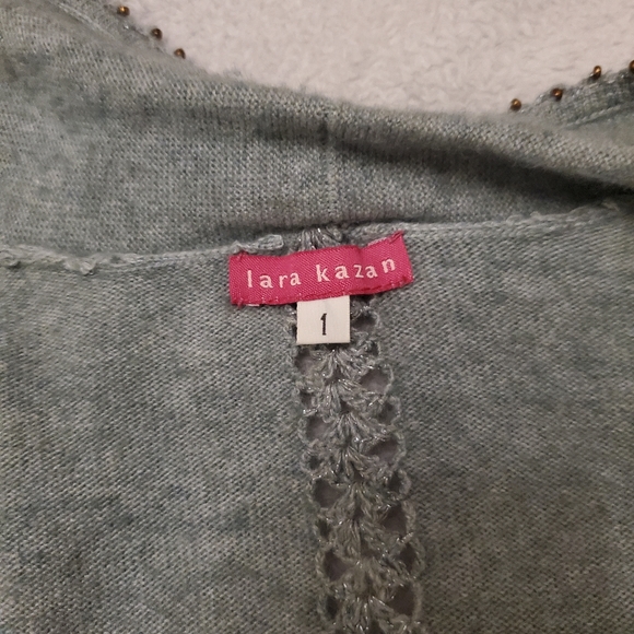 Cashmere sage green cape/vest small - Picture 4 of 8